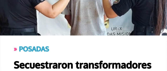 Secuestraron transformadores y detuvieron a una mujer por un presunto robo en La Tablada