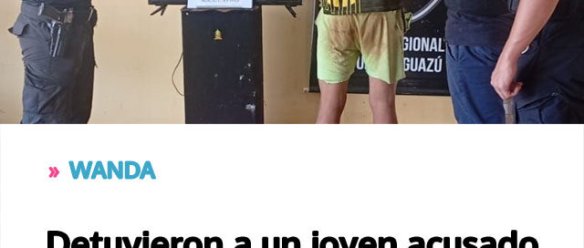 Detuvieron a un joven acusado de robo y venta de objetos sustraídos en una vivienda