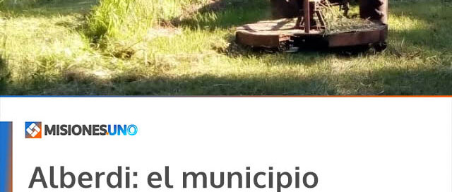 Alberdi: el municipio intensifica trabajos de limpieza en escuelas previo al inicio de clases