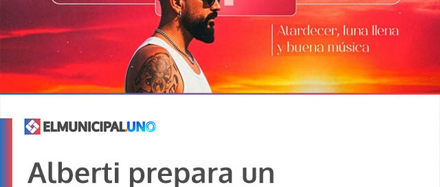 Alberti prepara un encuentro cultural al aire libre con música y atardecer