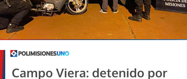 Campo Viera: detenido por maniobras temerarias y ruidos molestos con una motocicleta