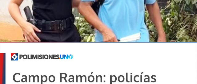 Campo Ramón: policías asistieron a un adulto mayor desorientado y lo trasladaron hasta su casa