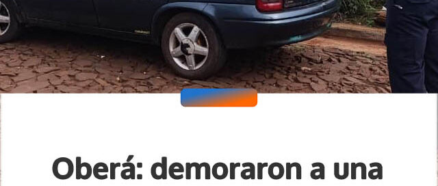 Oberá: demoraron a una conductora alcoholizada y con VTV falsa en un control vial